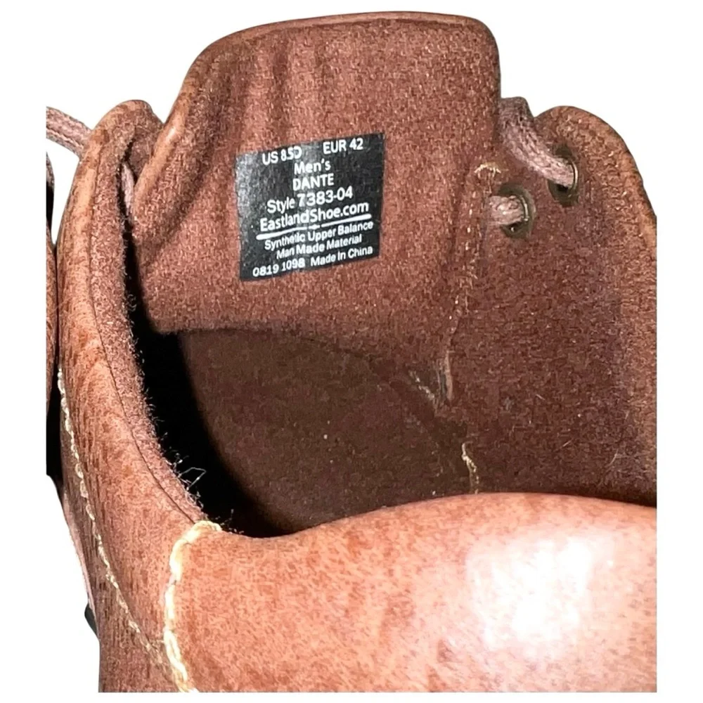 Eastland Shoes Men’s Size 8.5 Brown Dante Oxford Casual